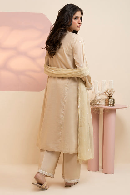 Embroidered Kurta Dupatta Trouser - 2505