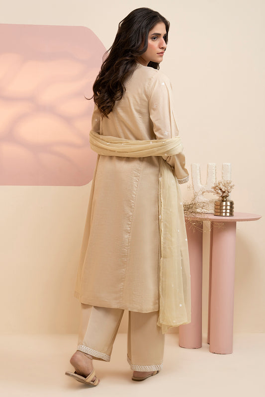 Embroidered Kurta Dupatta Trouser - 2505