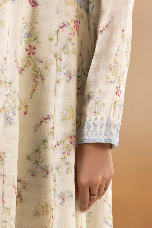 Embroidered Kurta Dupatta Trouser - 2514