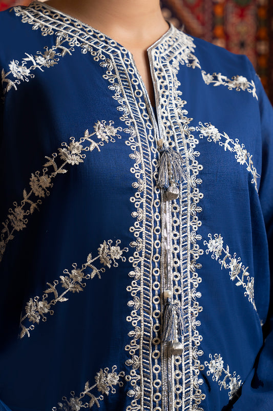 Embroidered Kurta Dupatta Trouser - 2524