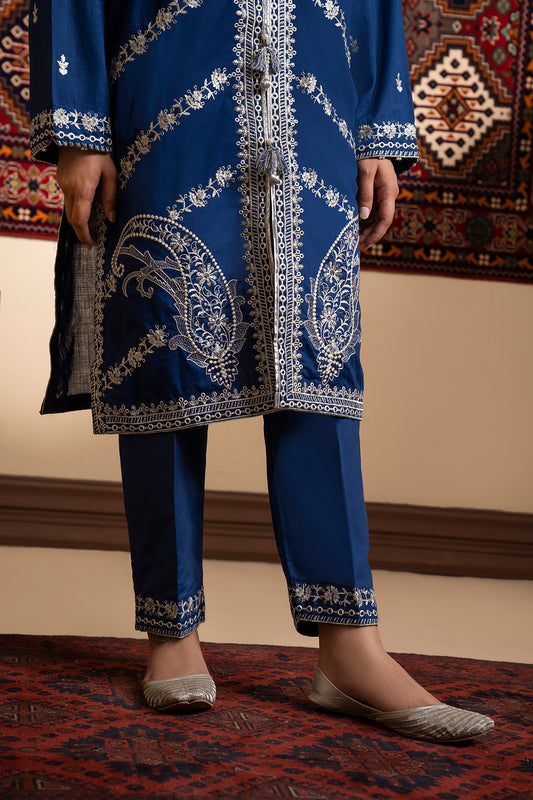 Embroidered Kurta Dupatta Trouser - 2524