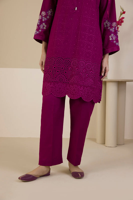 Embroidered Kurta Dupatta Trouser - 2525
