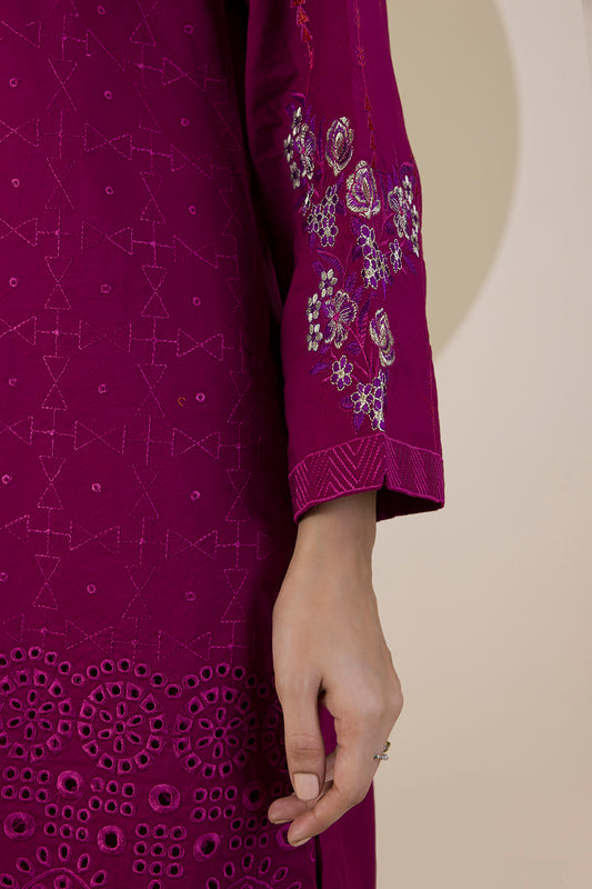 Embroidered Kurta Dupatta Trouser - 2525