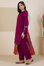 Embroidered Kurta Dupatta Trouser - 2525