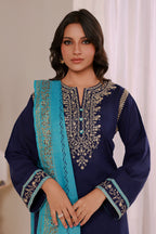 Embroidered Kurta Dupatta Trouser - 2533