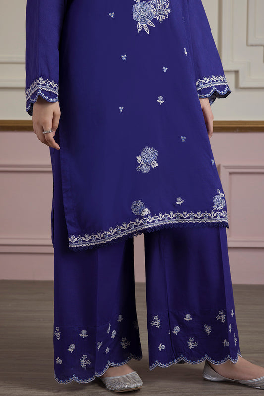 Embroidered Kurta Dupatta Trouser - 2545