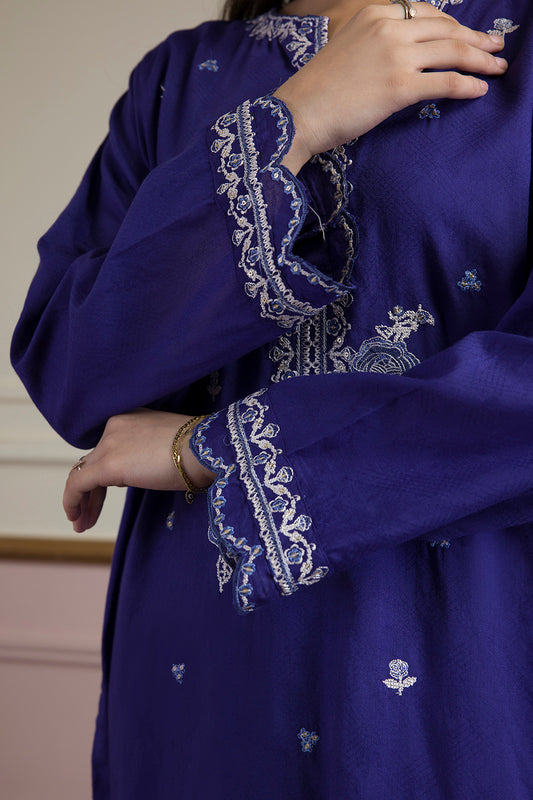 Embroidered Kurta Dupatta Trouser - 2545