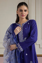 Embroidered Kurta Dupatta Trouser - 2545