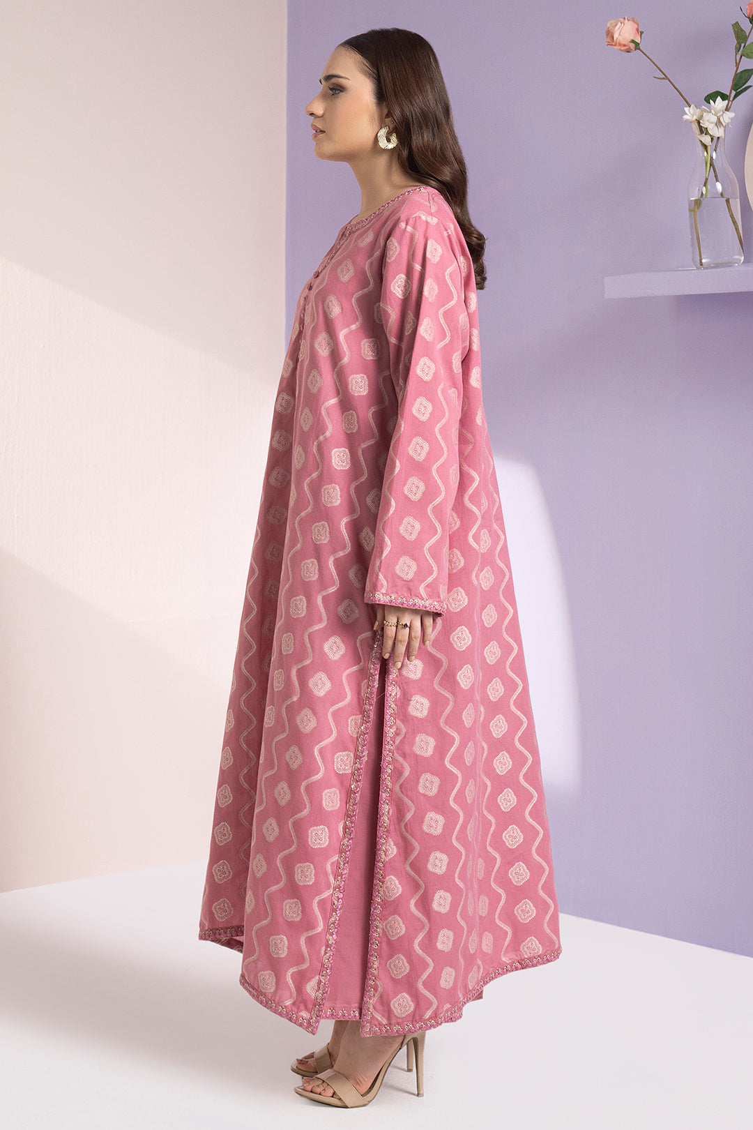 Embroidered Kurta Dupatta Trouser - 2575