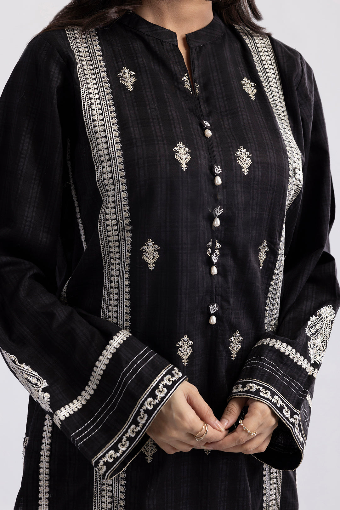 Embroidered Kurta Dupatta Trouser - 2576
