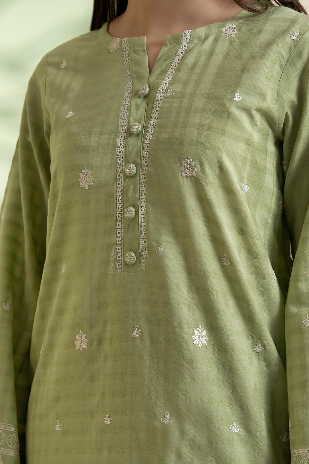 Embroidered Kurta Dupatta Trouser - 2577