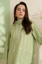 Embroidered Kurta Dupatta Trouser - 2577