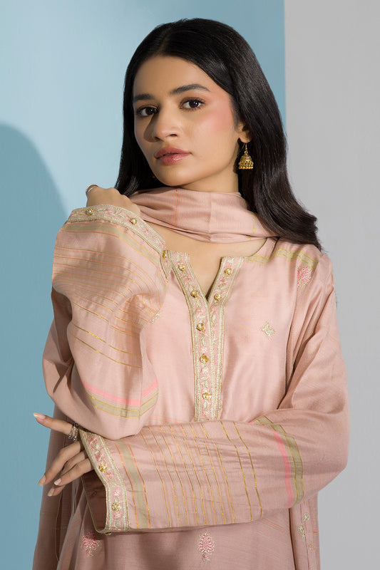 Embroidered Kurta Dupatta Trouser - 2578