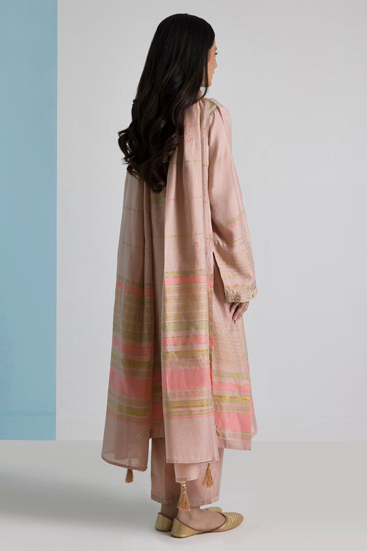 Embroidered Kurta Dupatta Trouser - 2578