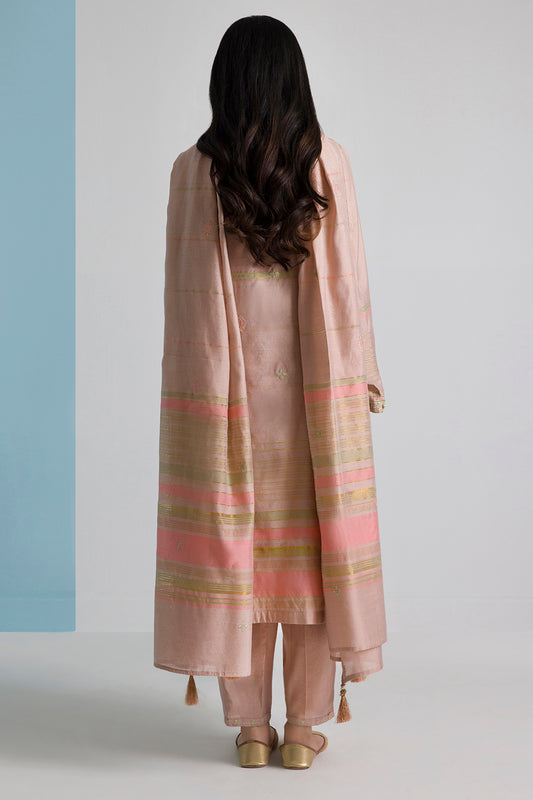 Embroidered Kurta Dupatta Trouser - 2578