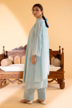 Embroidered Kurta Dupatta Trouser - 2582