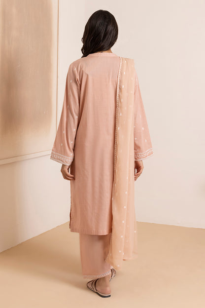 Embroidered Kurta Dupatta Trouser - 2585