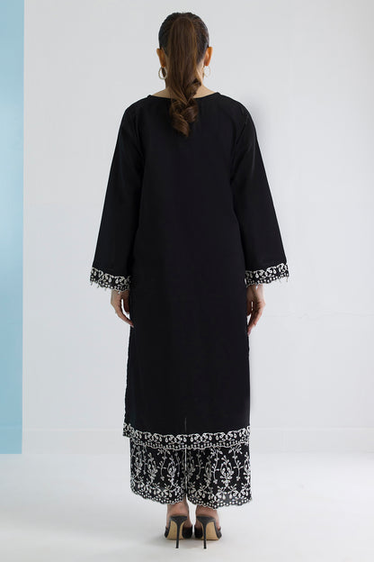 Embroidered Kurta Trouser - 2598