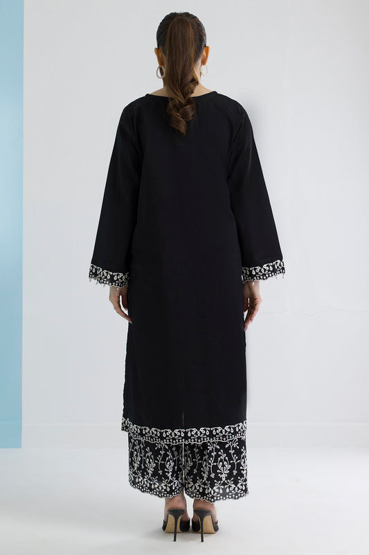 Embroidered Kurta Trouser - 2598