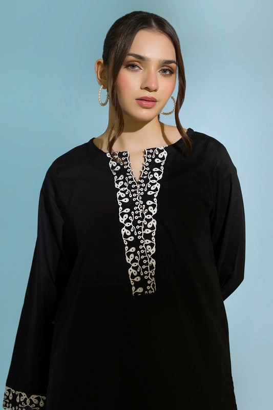 Embroidered Kurta Trouser - 2598