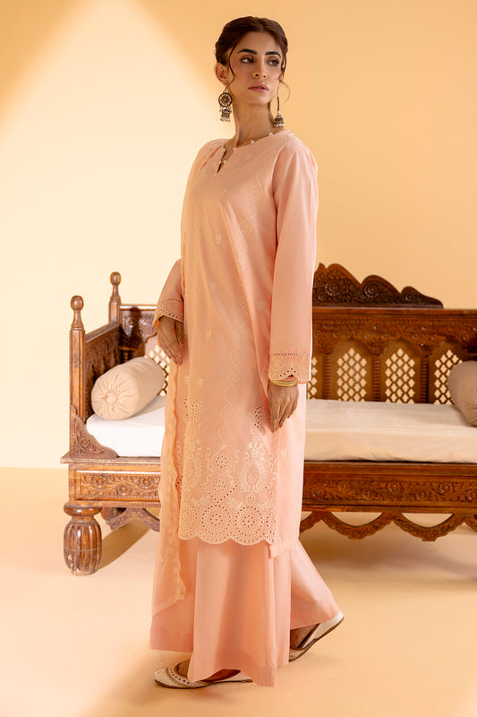 Embroidered Kurta Dupatta Trouser - 2604