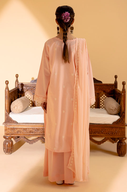 Embroidered Kurta Dupatta Trouser - 2604