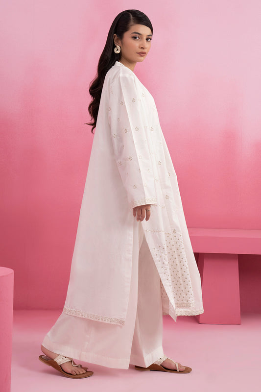 Embroidered Kurta Dupatta Trouser - 2605