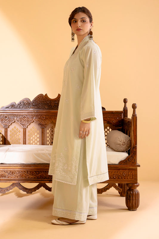 Embroidered Kurta Dupatta Trouser - 2606