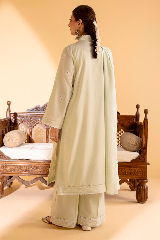 Embroidered Kurta Dupatta Trouser - 2606