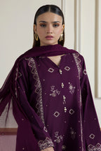 Embroidered Kurta Dupatta Trouser - 2607