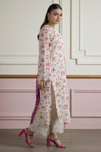 Embroidered Kurta Dupatta Trouser - 2608