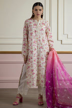 Embroidered Kurta Dupatta Trouser - 2608