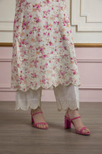 Embroidered Kurta Dupatta Trouser - 2608