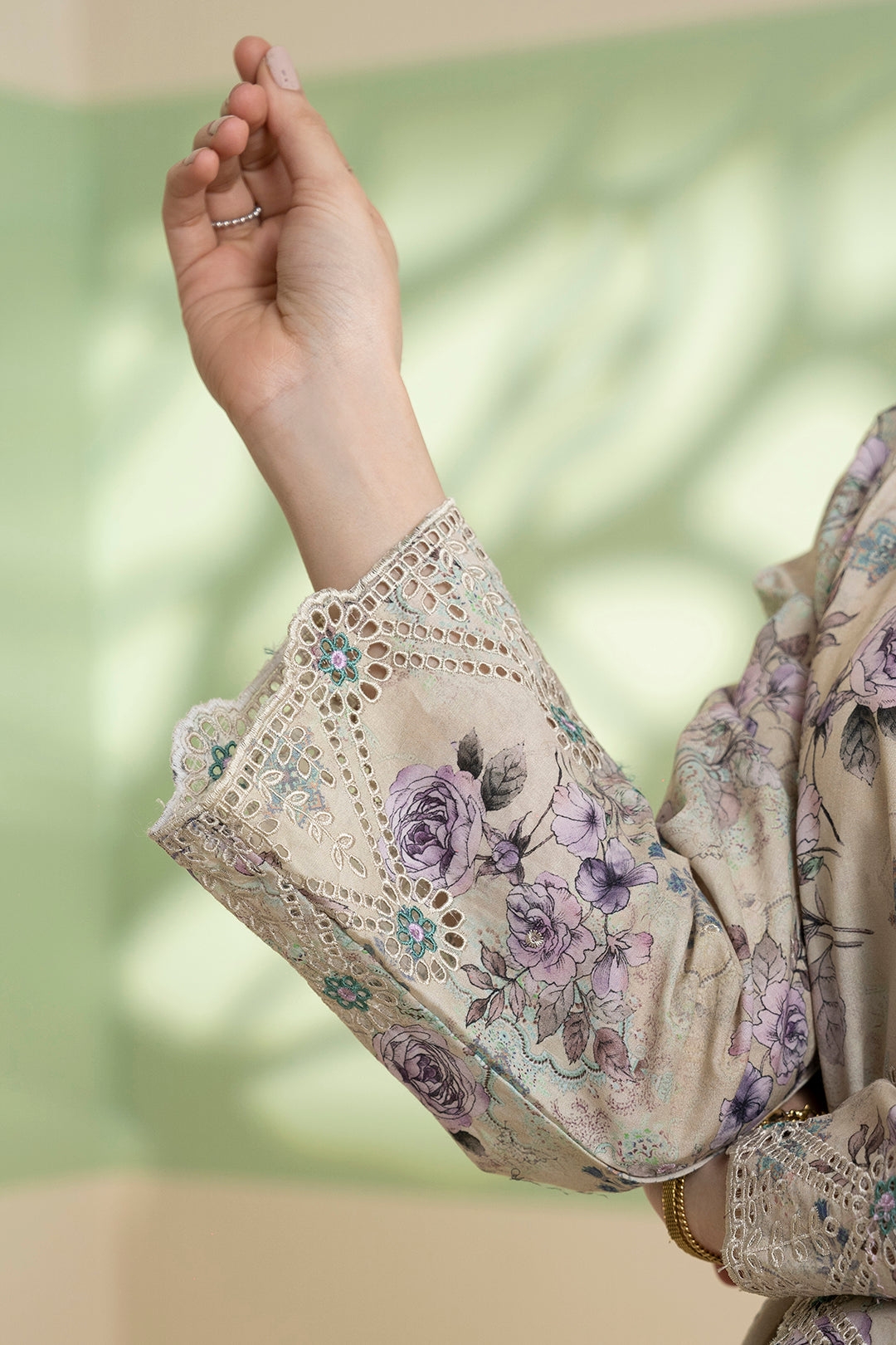 Embroidered Kurta Dupatta Trouser - 2609