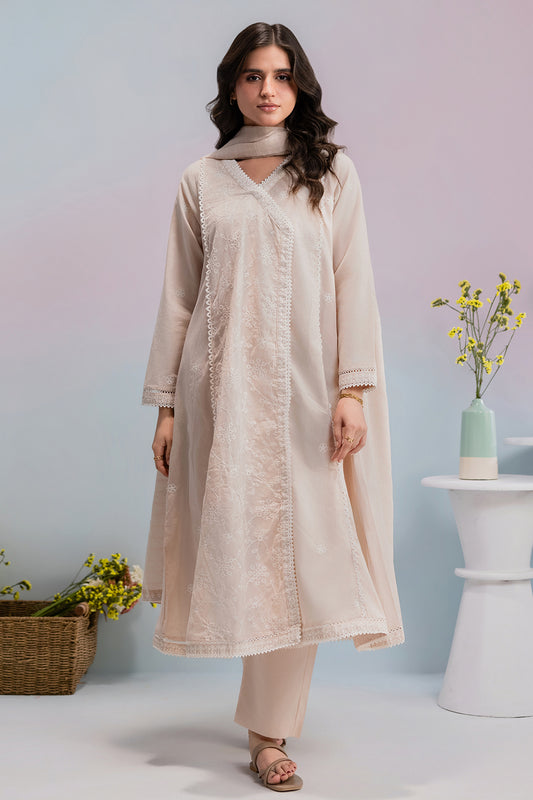 Embroidered Kurta Dupatta Trouser - 2611