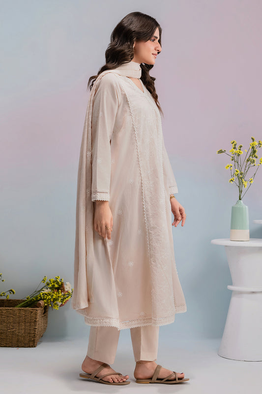 Embroidered Kurta Dupatta Trouser - 2611