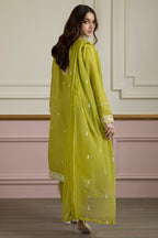 Embroidered Kurta Dupatta Trouser - 2612