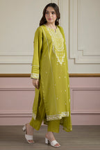Embroidered Kurta Dupatta Trouser - 2612