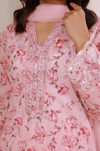 Embroidered Kurta Dupatta Trouser - 2632
