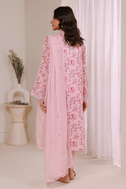 Embroidered Kurta Dupatta Trouser - 2632