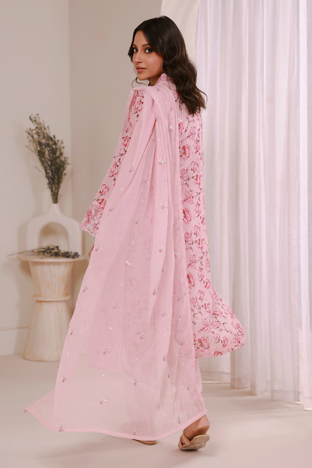 Embroidered Kurta Dupatta Trouser - 2632