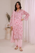 Embroidered Kurta Dupatta Trouser - 2632