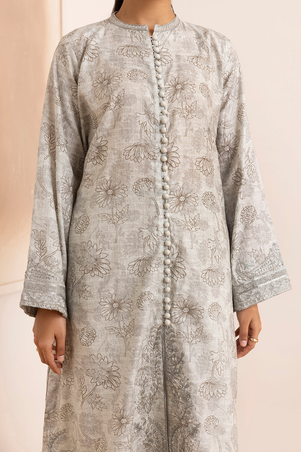 Embroidered Kurta Dupatta Trouser - 2636