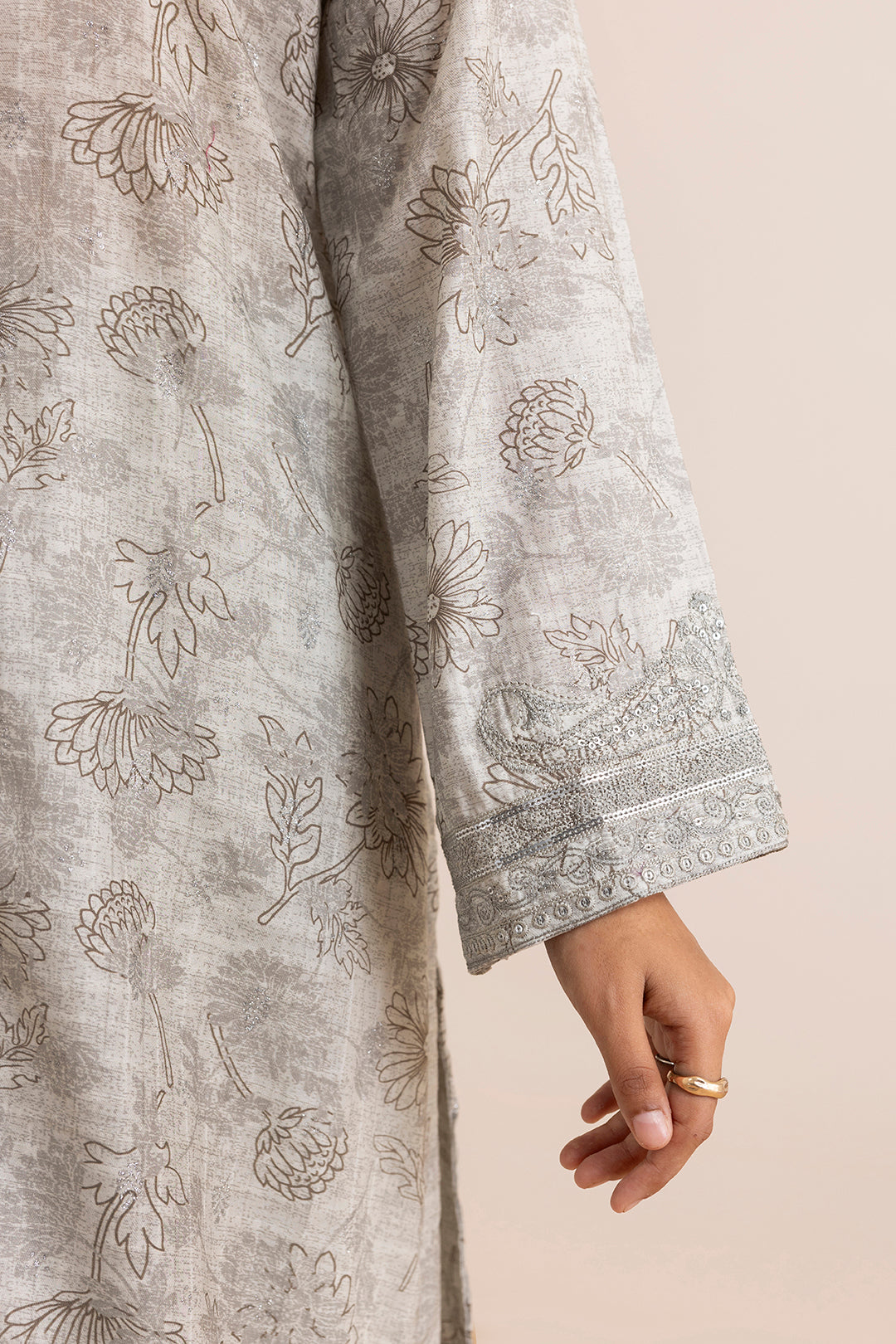 Embroidered Kurta Dupatta Trouser - 2636