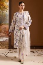 Embroidered Kurta Dupatta Trouser - 2639