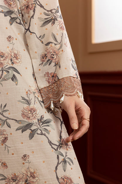 Embroidered Kurta Dupatta Trouser - 2640