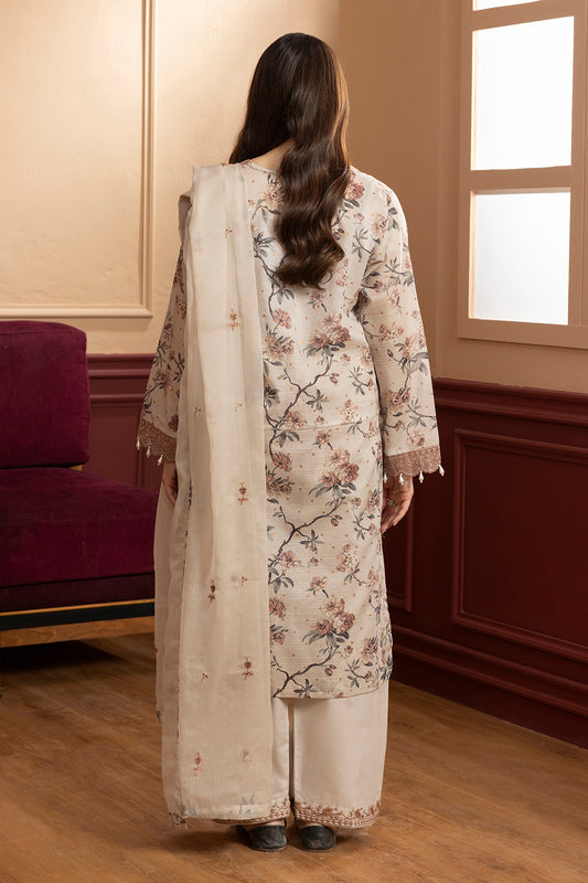 Embroidered Kurta Dupatta Trouser - 2640