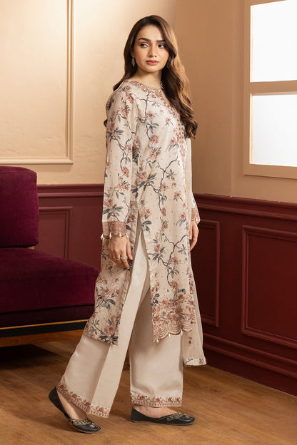 Embroidered Kurta Dupatta Trouser - 2640