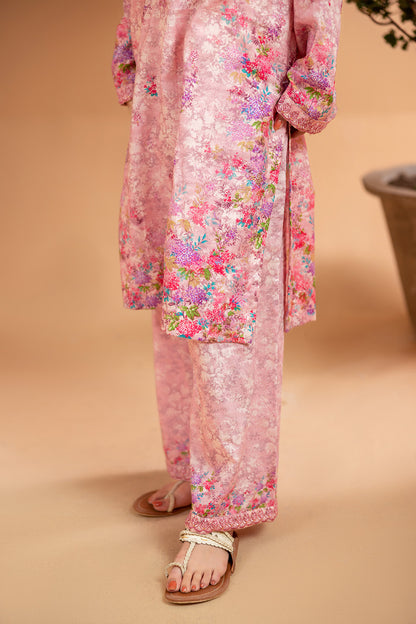 Embroidered Kurta Dupatta Trouser - 2642