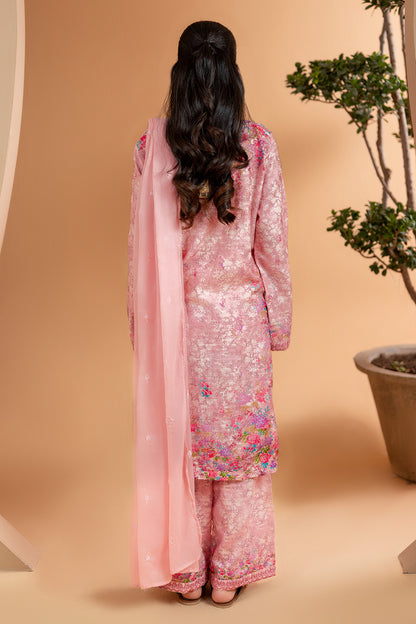 Embroidered Kurta Dupatta Trouser - 2642